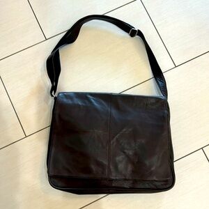 Osgoode Marley brown leather bookbag